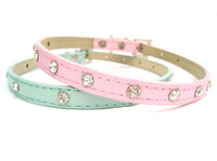 Baby Diamante Collar - Pink