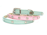 Baby Diamante Collar - Pink